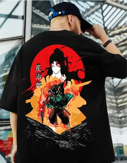Anime Graphic Oversized T-Shirt – Unleash Your Inner Otaku! 🐉✨