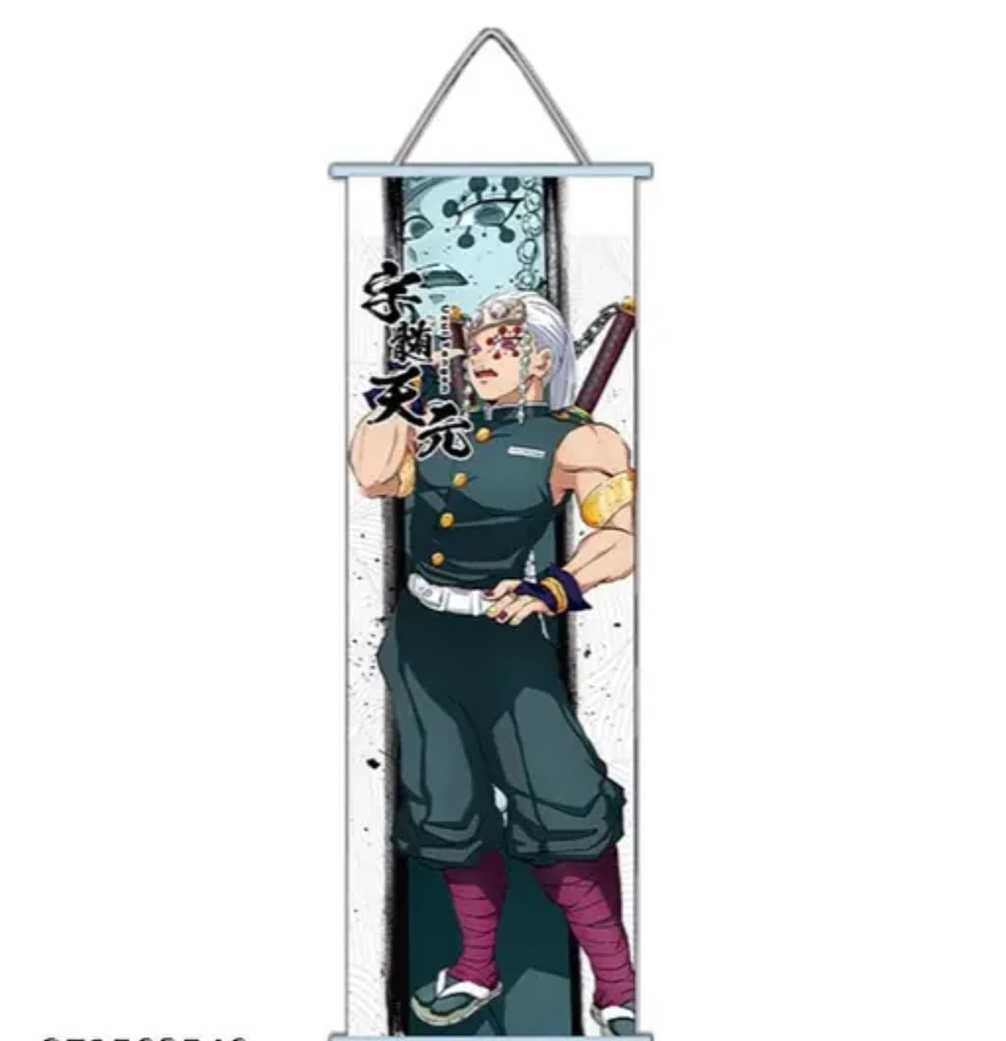 Demon Slayer Tengen Uzui Anime Poster Wall Scroll 70 x 25 Cms