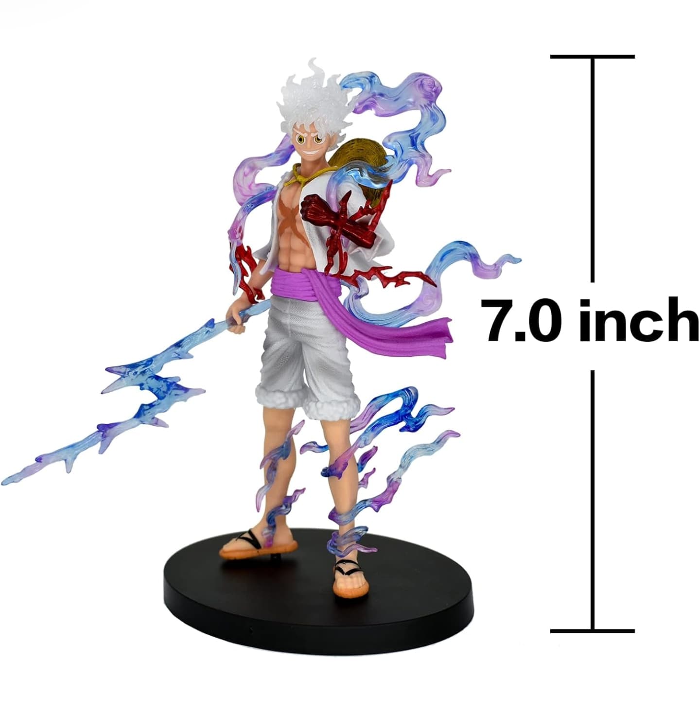One Piece Luffy Gear 5 Action Figure 18.5 Cms PVC Anime Figure