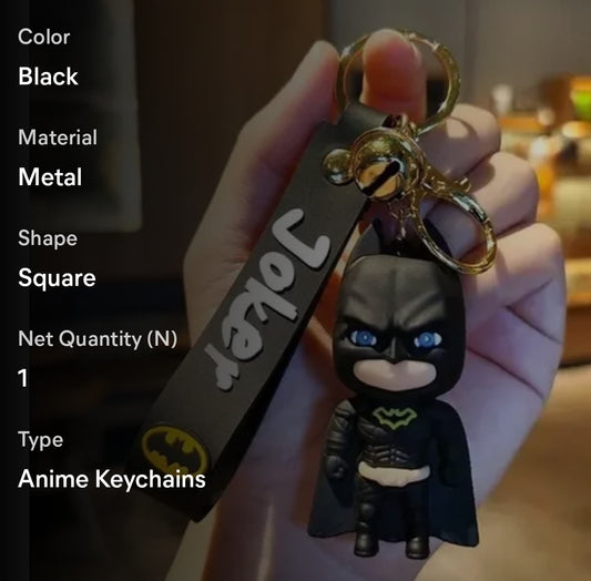 Blue Eyes Bat Man 3D Silicon Keychain