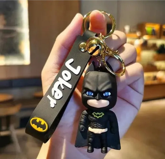 Blue Eyes Bat Man 3D Silicon Keychain