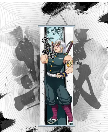 Demon Slayer Tengen Uzui Anime Poster Wall Scroll 70 x 25 Cms
