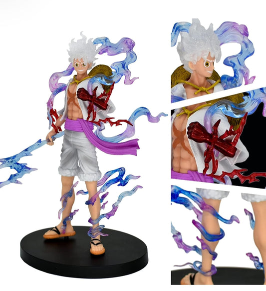 One Piece Luffy Gear 5 Action Figure 18.5 Cms PVC Anime Figure