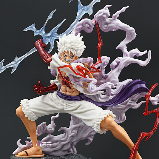 Monkey D. Luffy Gear 5 Limited Edition Action Figure With Thunder  Sword (25 Cm Height)  One Piece