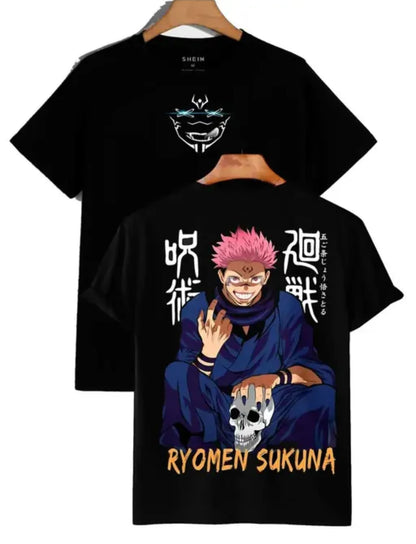 sukuna Jujutsu Kaisen Unisex  Regular Fit Round Neck T-shirts