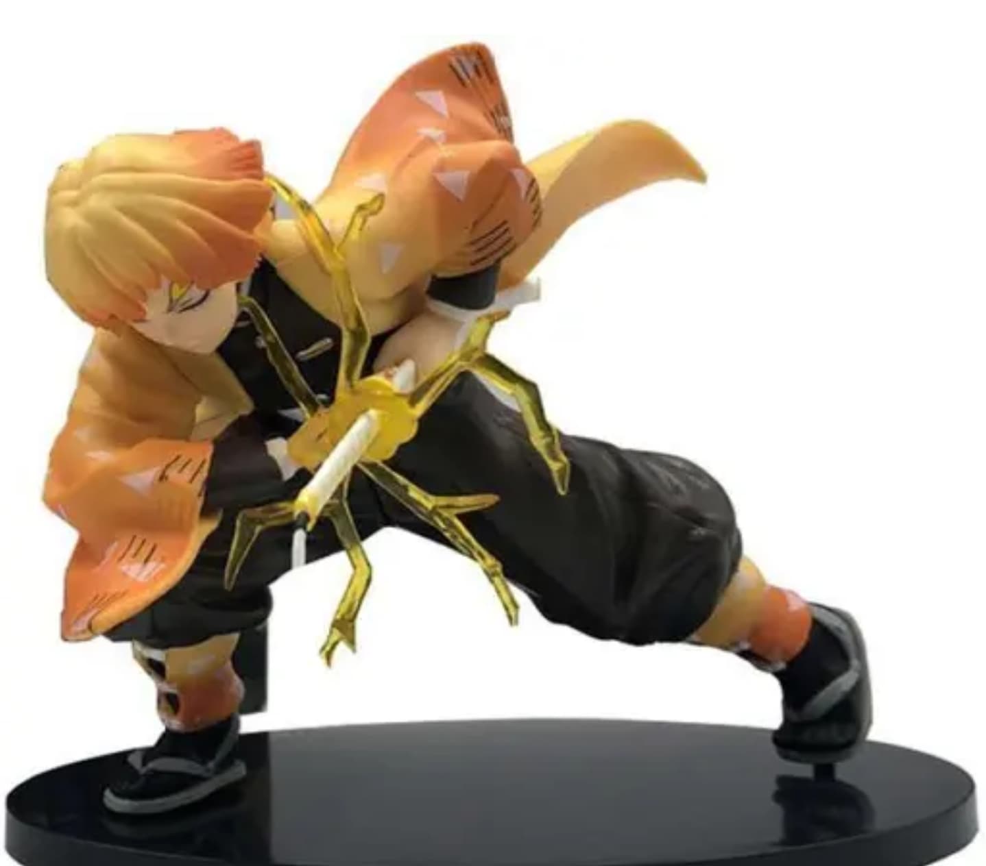 Zenitsu Demon Slayer Attack Large Action Figure Toy Doll Statue